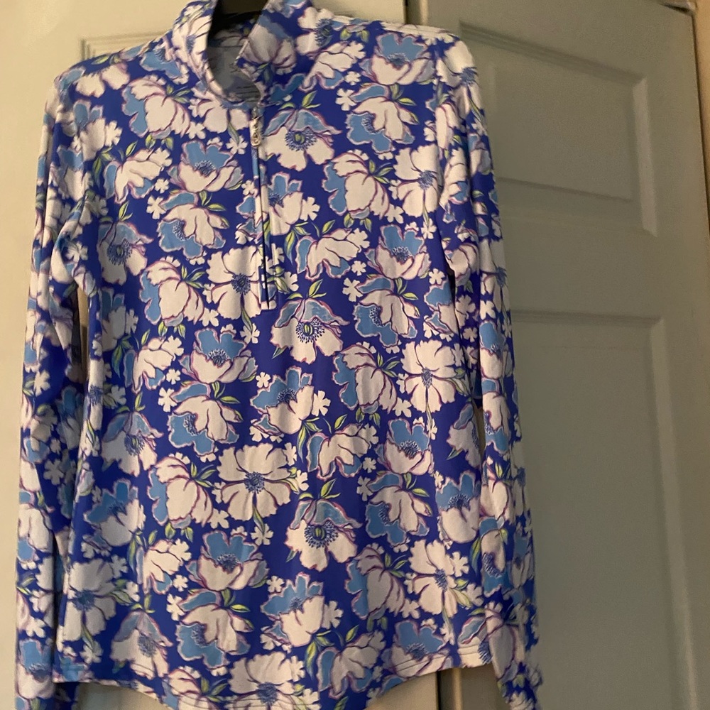 SanSoleil wildflower print pullover